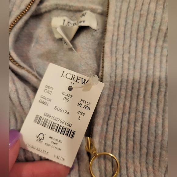 NWT J.Crew extra soft sweater Large - Picture 3 of 7
